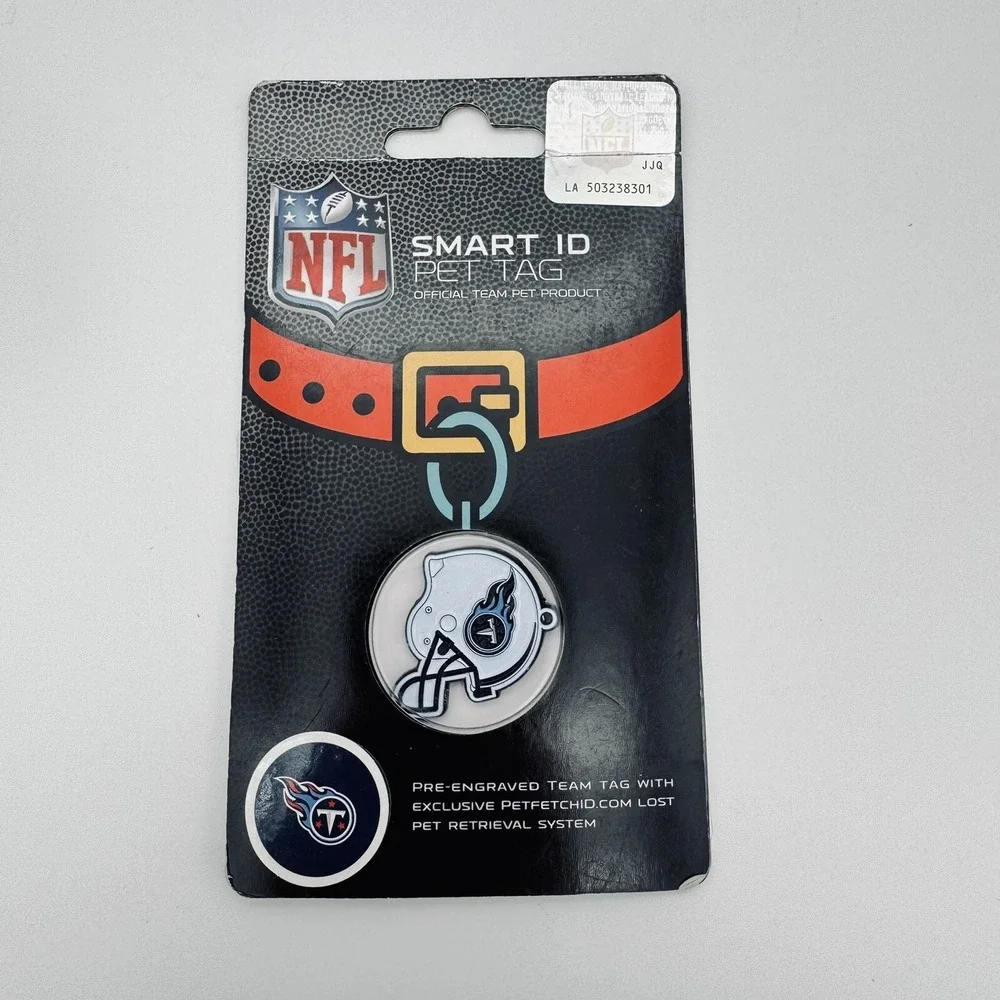 Tennessee Titans Pets First NFL Smart ID Pre-Engraved Pet Tag NIP New